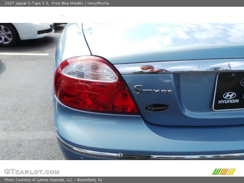 Frost Blue Metallic / Ivory/Mocha 2007 Jaguar S-Type 3.0