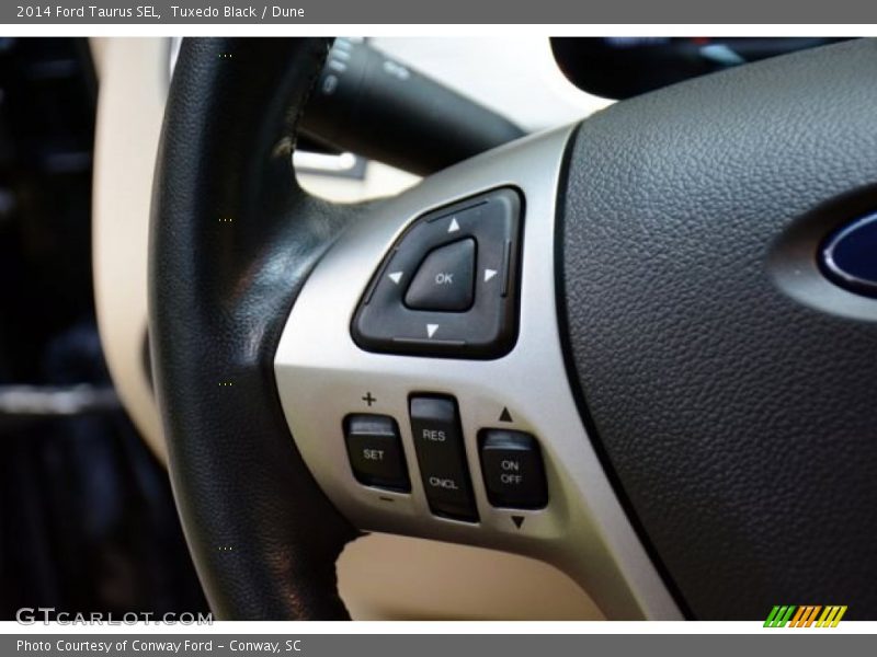 Tuxedo Black / Dune 2014 Ford Taurus SEL