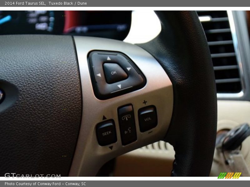Tuxedo Black / Dune 2014 Ford Taurus SEL