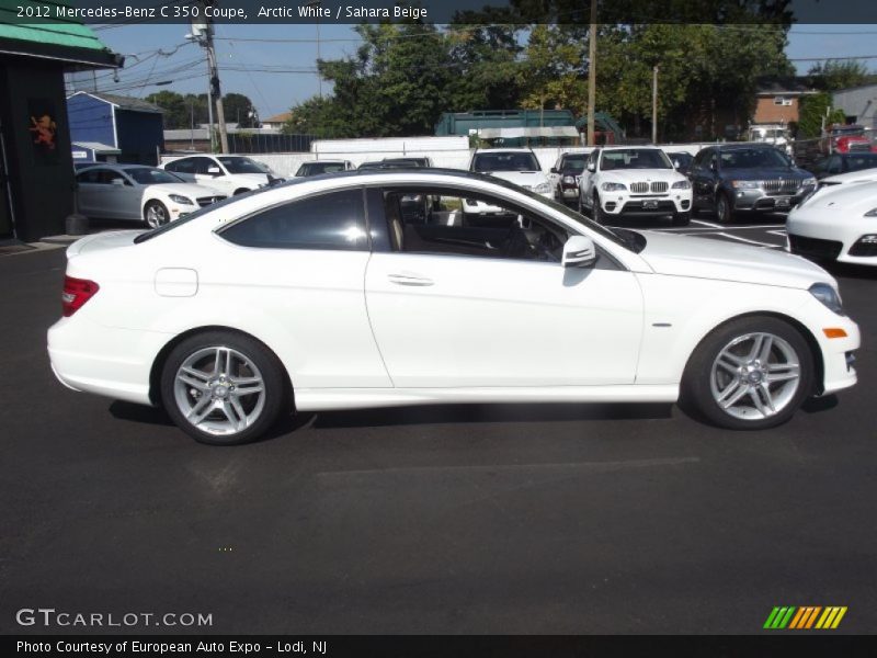 Arctic White / Sahara Beige 2012 Mercedes-Benz C 350 Coupe