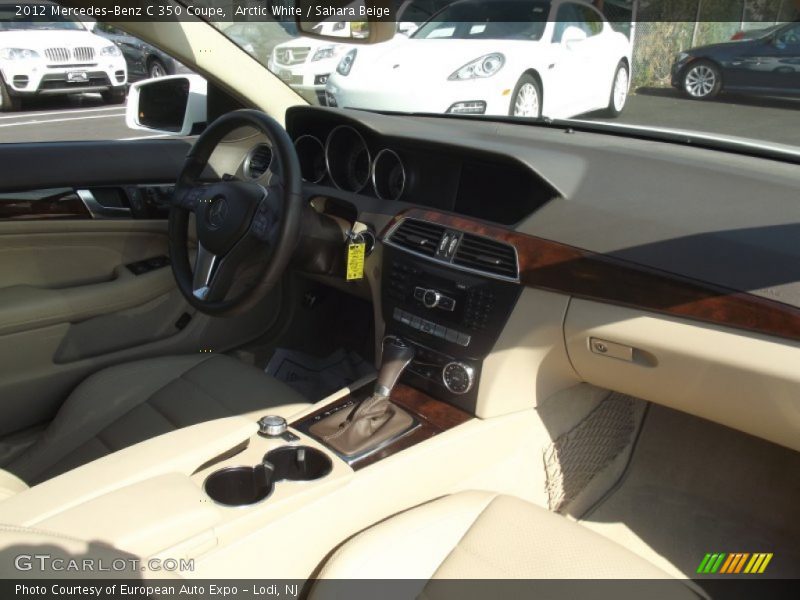 Arctic White / Sahara Beige 2012 Mercedes-Benz C 350 Coupe