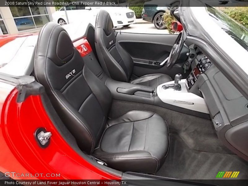 Chili Pepper Red / Black 2008 Saturn Sky Red Line Roadster