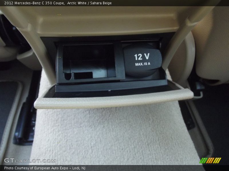 Arctic White / Sahara Beige 2012 Mercedes-Benz C 350 Coupe