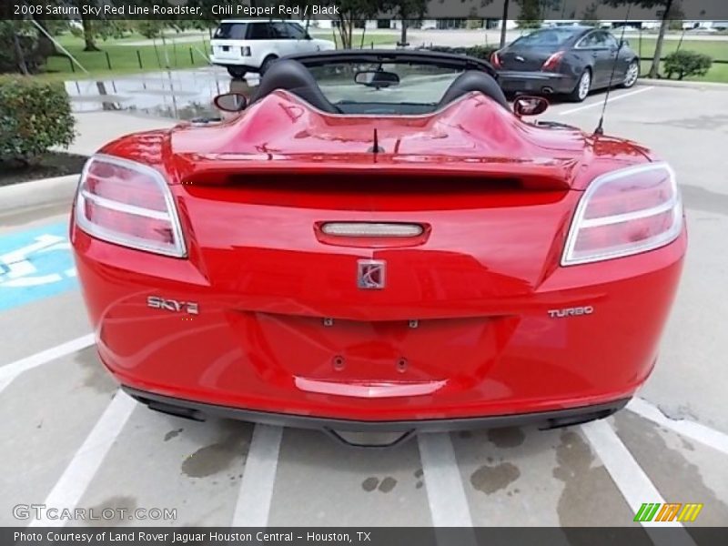 Chili Pepper Red / Black 2008 Saturn Sky Red Line Roadster