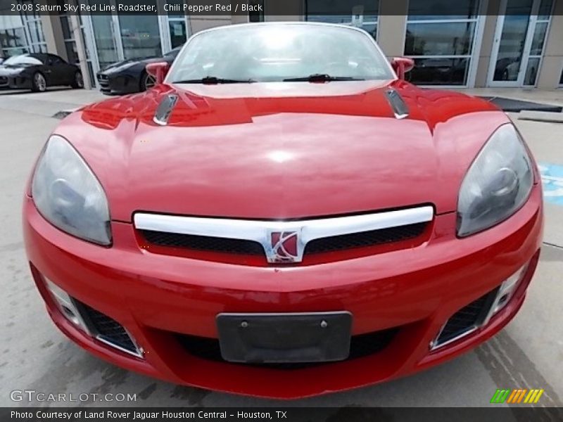 Chili Pepper Red / Black 2008 Saturn Sky Red Line Roadster