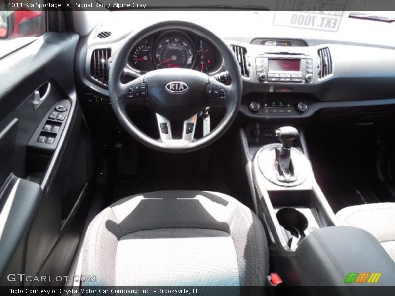 Signal Red / Alpine Gray 2011 Kia Sportage LX