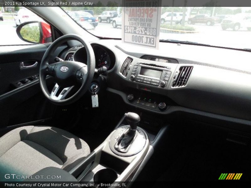 Signal Red / Alpine Gray 2011 Kia Sportage LX