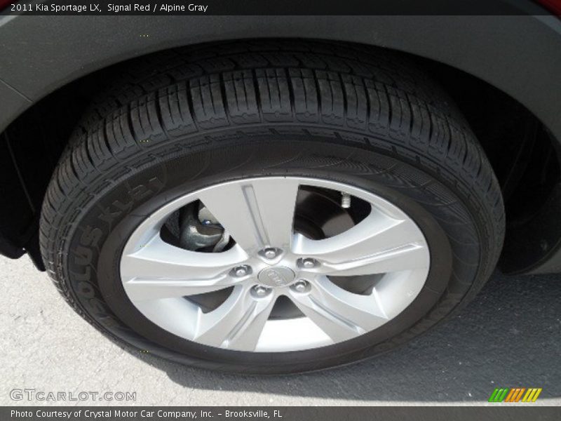 Signal Red / Alpine Gray 2011 Kia Sportage LX