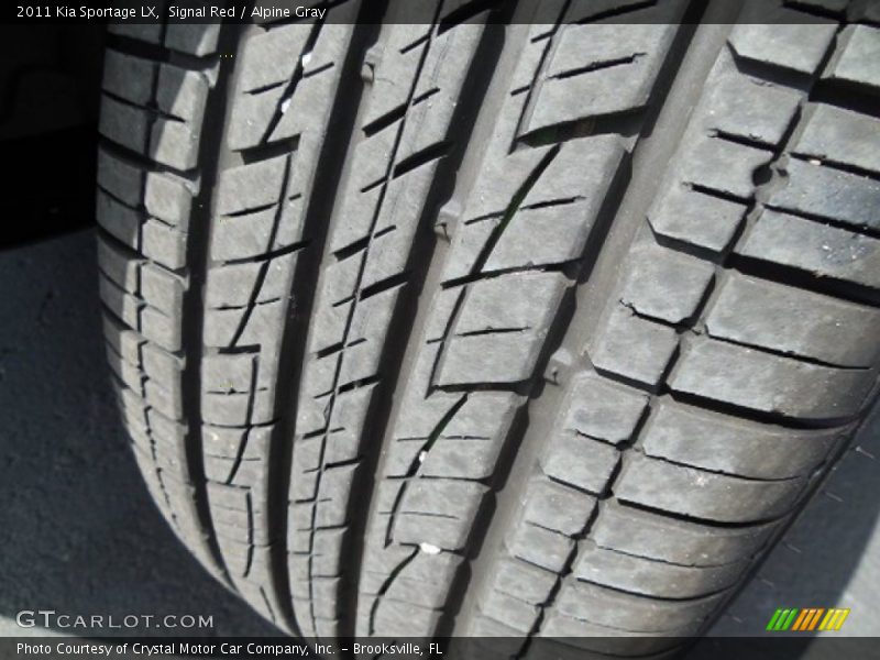Signal Red / Alpine Gray 2011 Kia Sportage LX