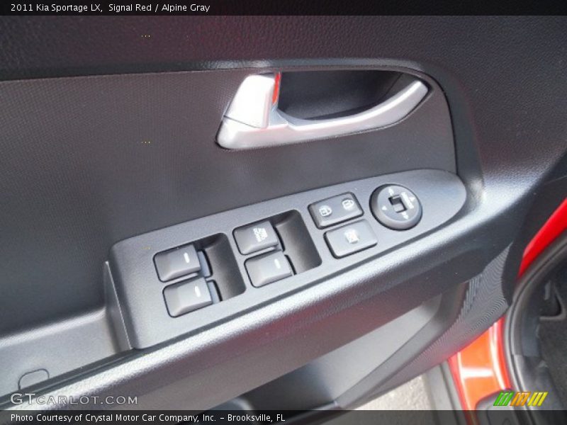 Signal Red / Alpine Gray 2011 Kia Sportage LX