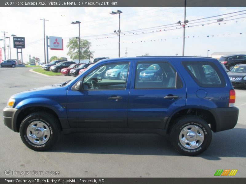 Vista Blue Metallic / Medium/Dark Flint 2007 Ford Escape XLS