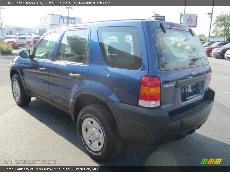 Vista Blue Metallic / Medium/Dark Flint 2007 Ford Escape XLS