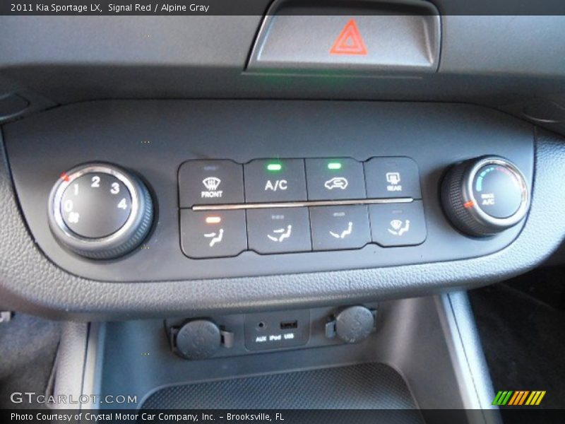 Signal Red / Alpine Gray 2011 Kia Sportage LX