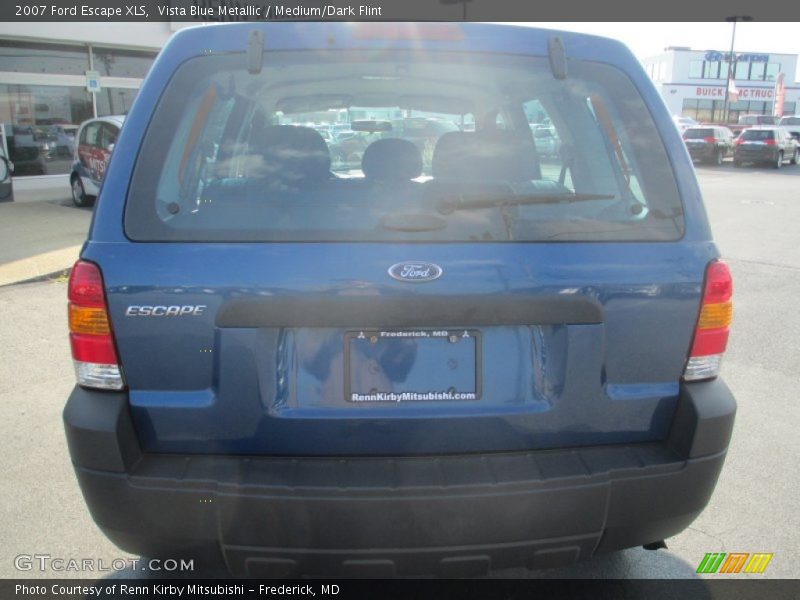 Vista Blue Metallic / Medium/Dark Flint 2007 Ford Escape XLS