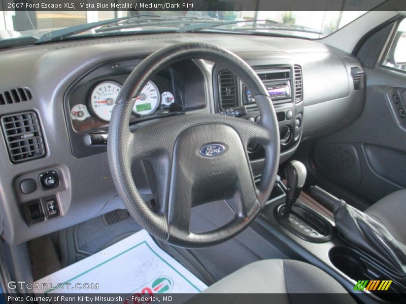 Vista Blue Metallic / Medium/Dark Flint 2007 Ford Escape XLS