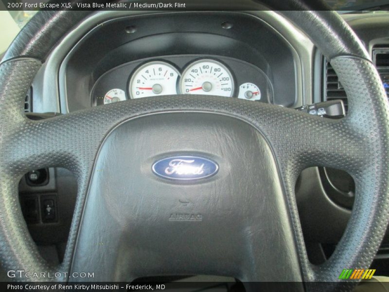 Vista Blue Metallic / Medium/Dark Flint 2007 Ford Escape XLS