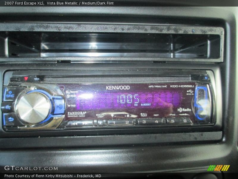 Vista Blue Metallic / Medium/Dark Flint 2007 Ford Escape XLS