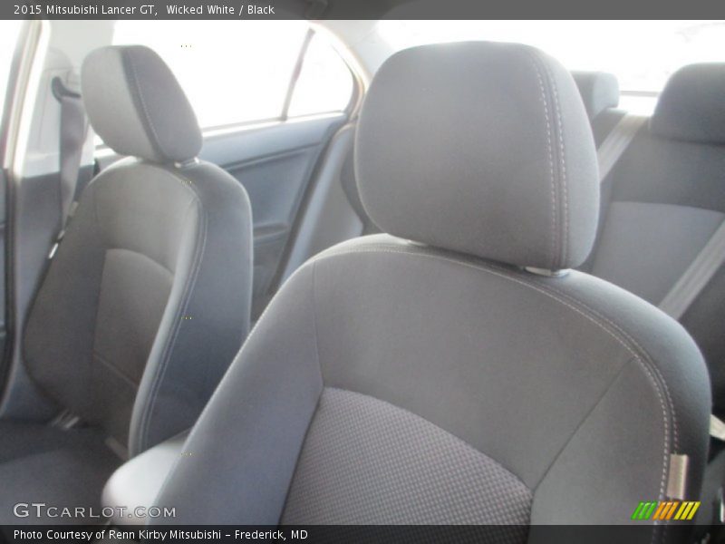 Wicked White / Black 2015 Mitsubishi Lancer GT