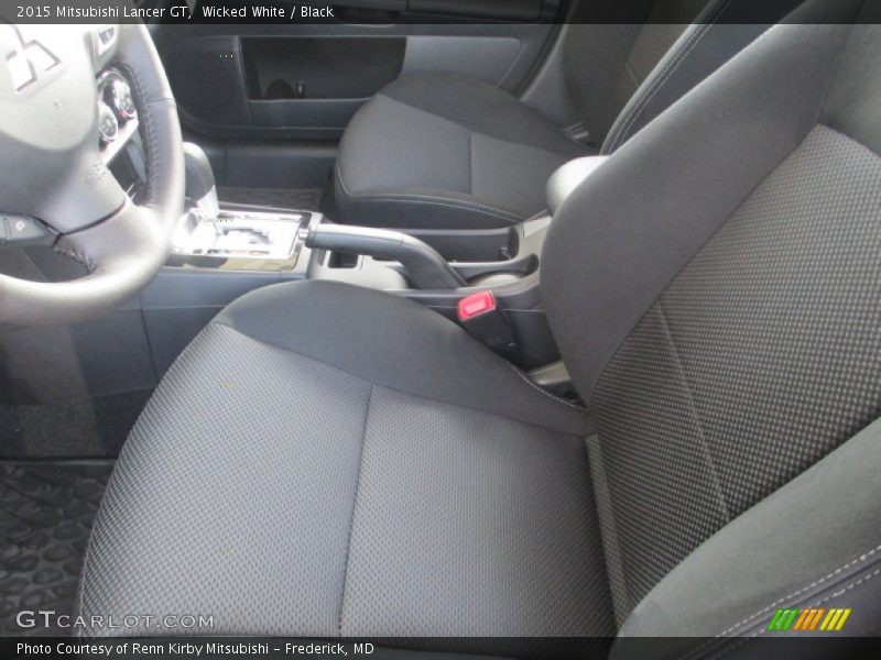 Wicked White / Black 2015 Mitsubishi Lancer GT