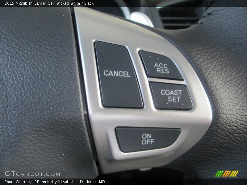 Wicked White / Black 2015 Mitsubishi Lancer GT