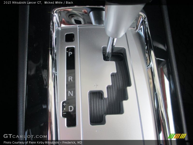 Wicked White / Black 2015 Mitsubishi Lancer GT
