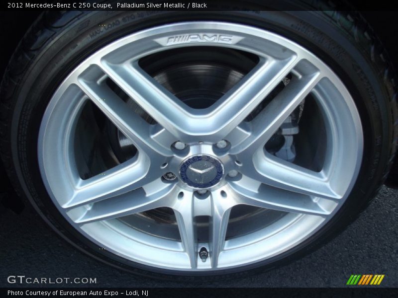 Palladium Silver Metallic / Black 2012 Mercedes-Benz C 250 Coupe