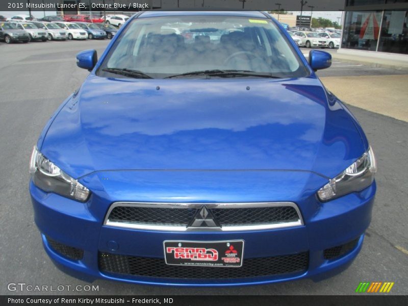 Octane Blue / Black 2015 Mitsubishi Lancer ES