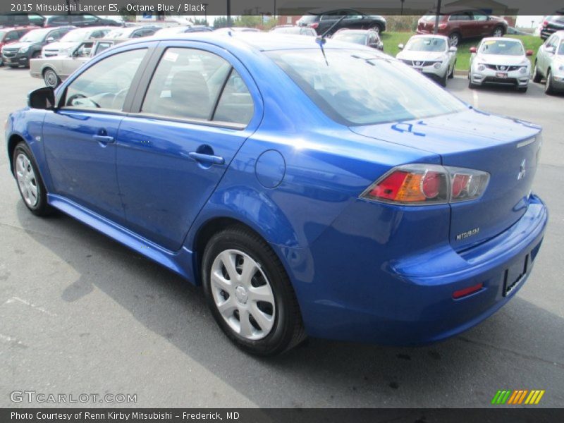 Octane Blue / Black 2015 Mitsubishi Lancer ES