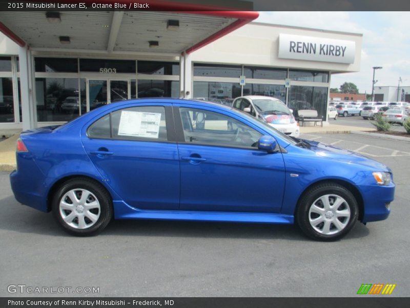 Octane Blue / Black 2015 Mitsubishi Lancer ES