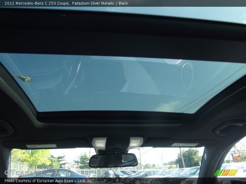 Palladium Silver Metallic / Black 2012 Mercedes-Benz C 250 Coupe