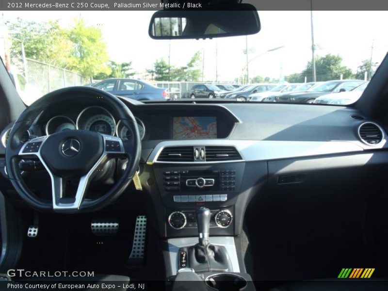 Palladium Silver Metallic / Black 2012 Mercedes-Benz C 250 Coupe