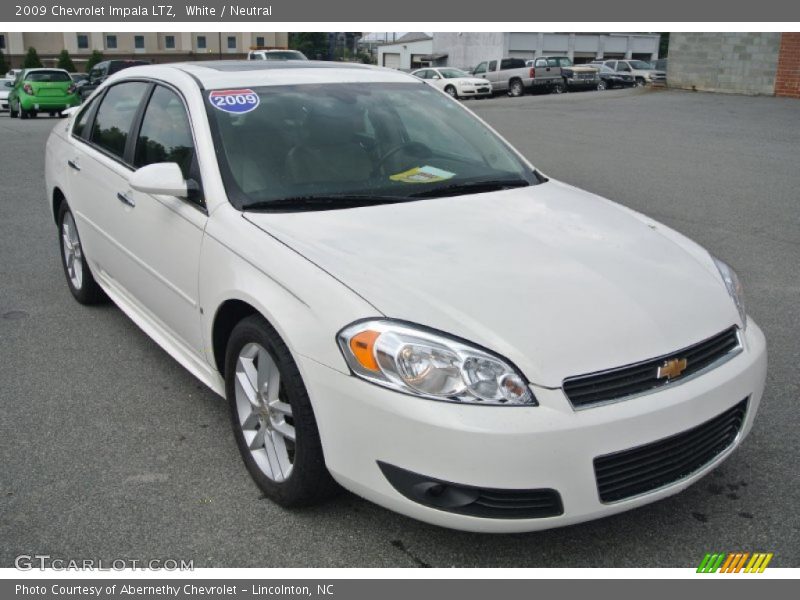 White / Neutral 2009 Chevrolet Impala LTZ