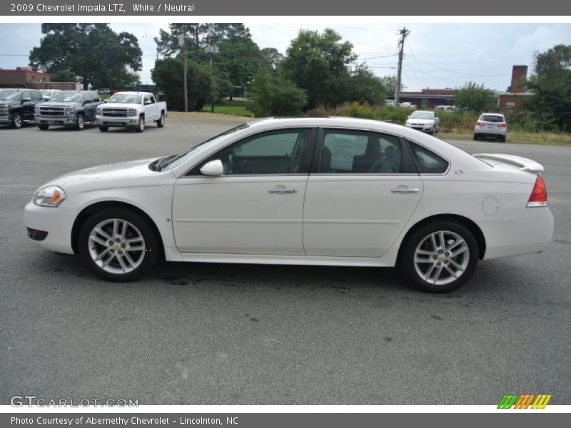 White / Neutral 2009 Chevrolet Impala LTZ