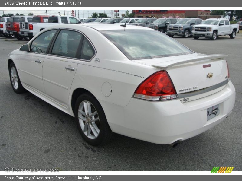 White / Neutral 2009 Chevrolet Impala LTZ