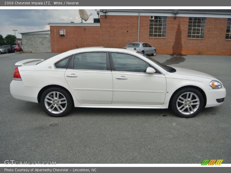 White / Neutral 2009 Chevrolet Impala LTZ