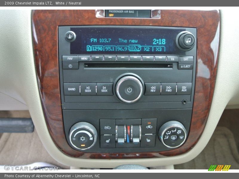 White / Neutral 2009 Chevrolet Impala LTZ