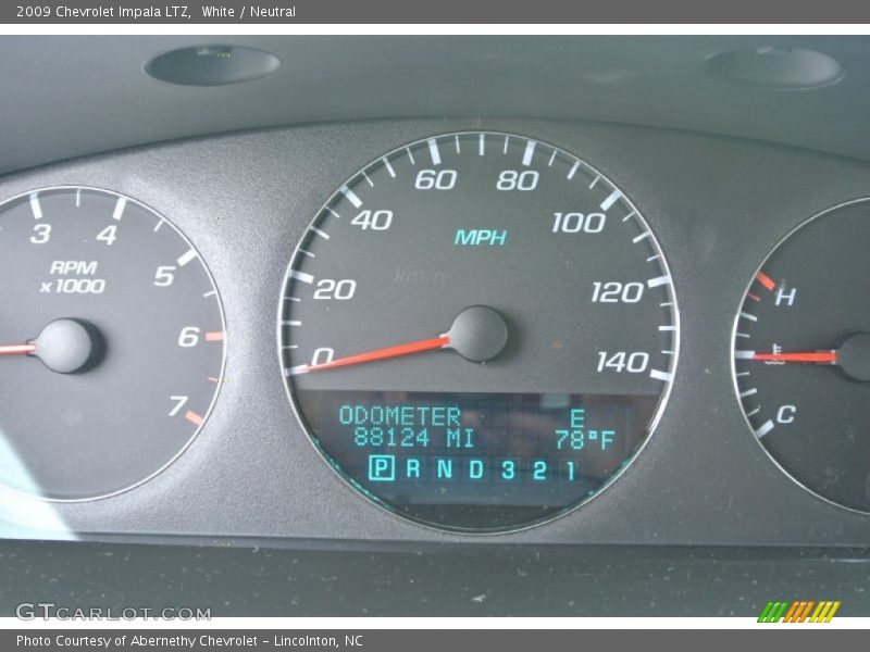White / Neutral 2009 Chevrolet Impala LTZ