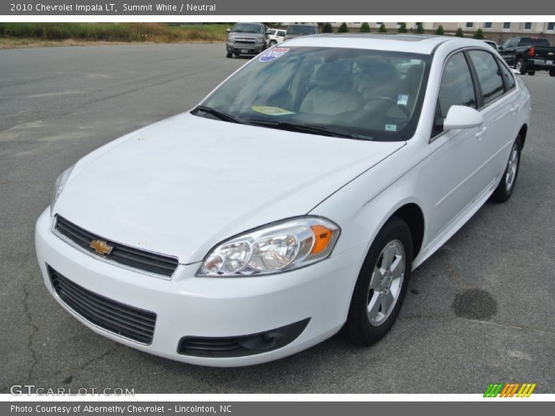 Summit White / Neutral 2010 Chevrolet Impala LT