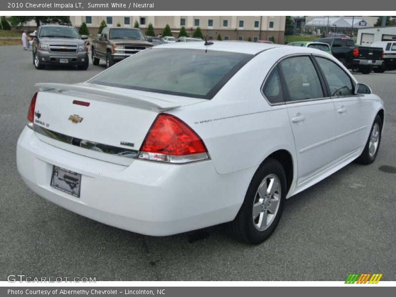 Summit White / Neutral 2010 Chevrolet Impala LT