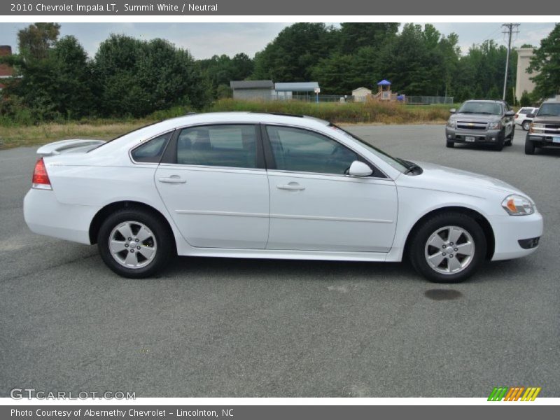 Summit White / Neutral 2010 Chevrolet Impala LT