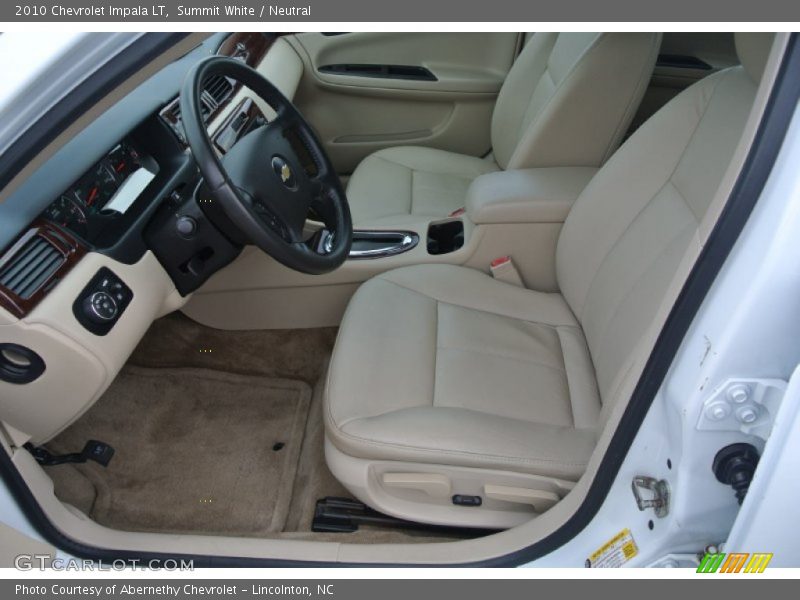 Summit White / Neutral 2010 Chevrolet Impala LT