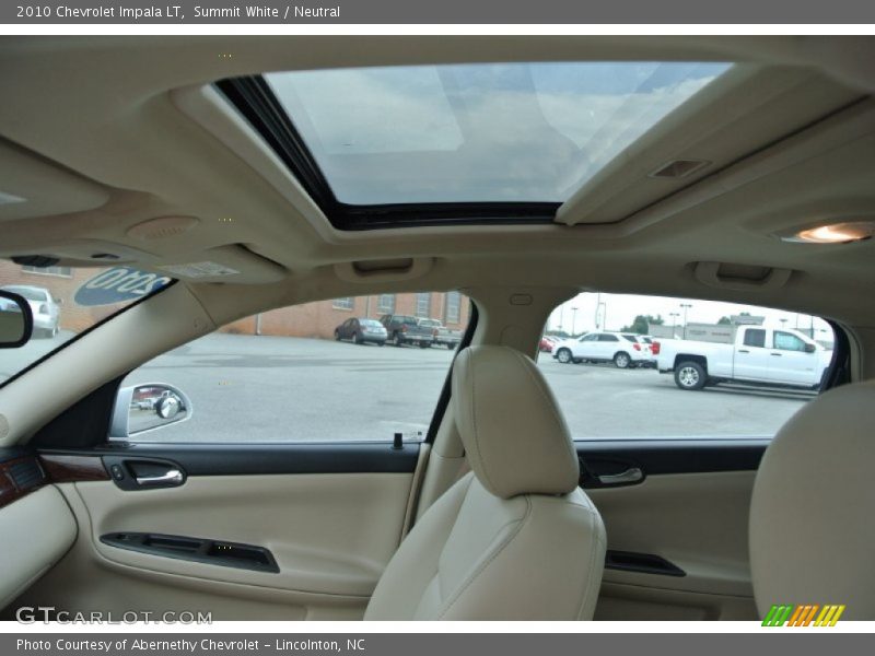 Summit White / Neutral 2010 Chevrolet Impala LT