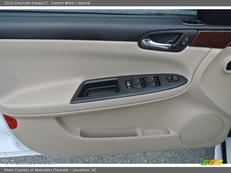 Summit White / Neutral 2010 Chevrolet Impala LT