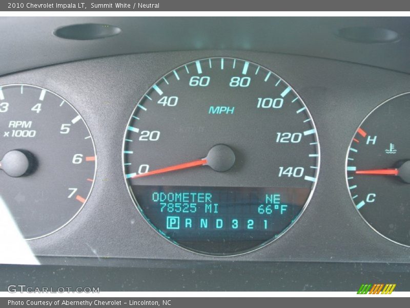 Summit White / Neutral 2010 Chevrolet Impala LT