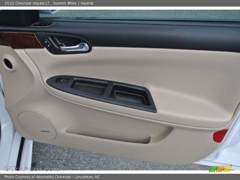 Summit White / Neutral 2010 Chevrolet Impala LT