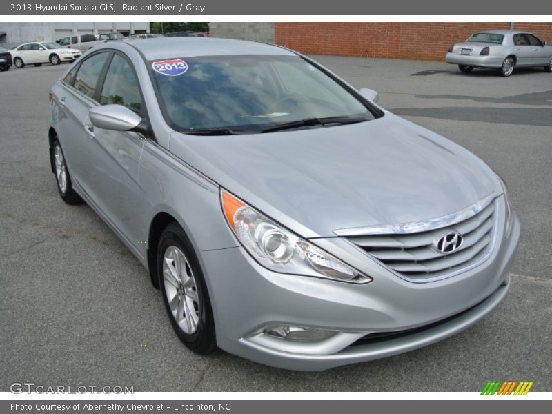 Radiant Silver / Gray 2013 Hyundai Sonata GLS
