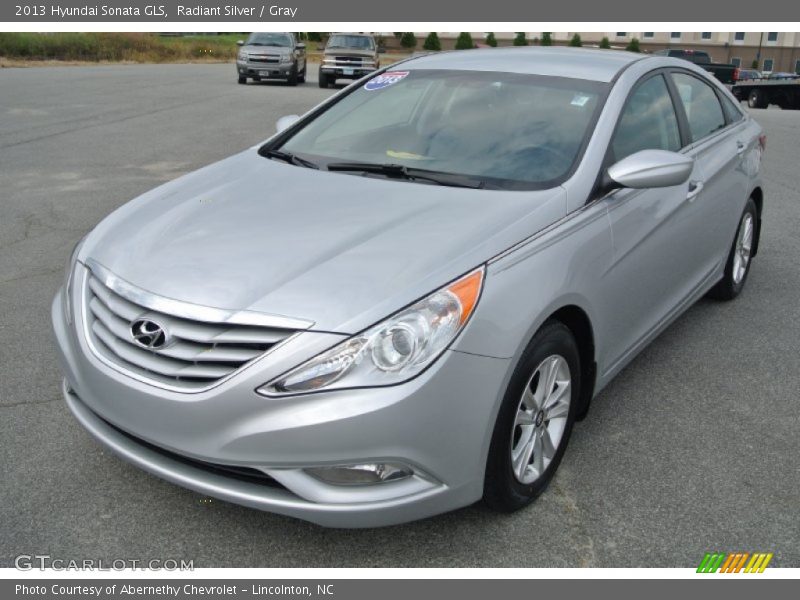 Radiant Silver / Gray 2013 Hyundai Sonata GLS
