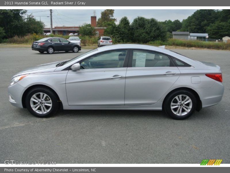 Radiant Silver / Gray 2013 Hyundai Sonata GLS