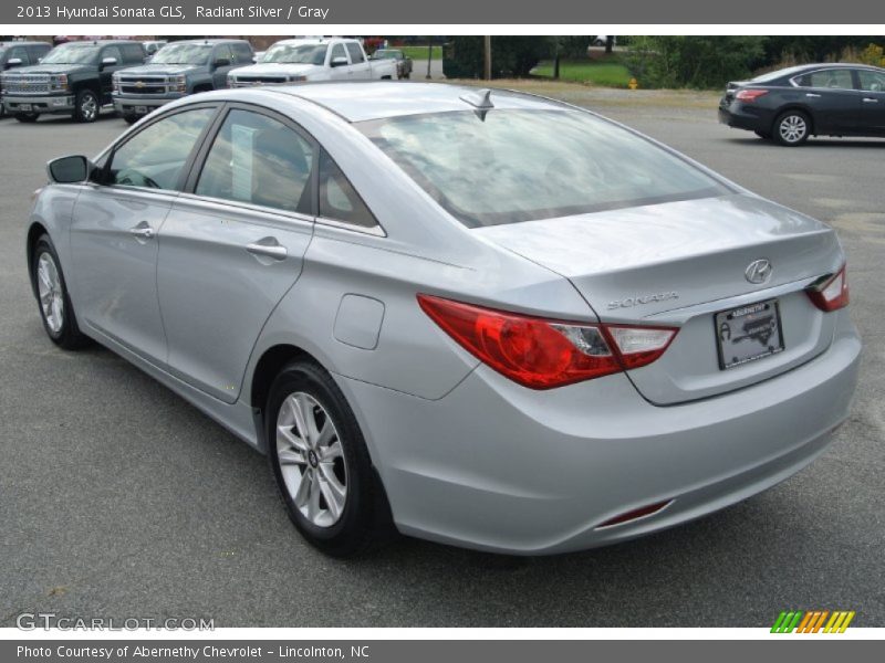 Radiant Silver / Gray 2013 Hyundai Sonata GLS