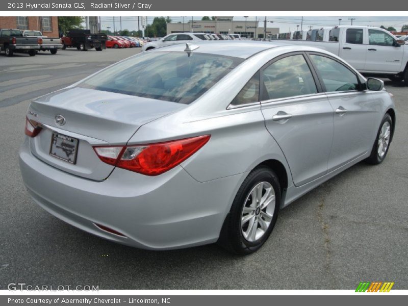 Radiant Silver / Gray 2013 Hyundai Sonata GLS